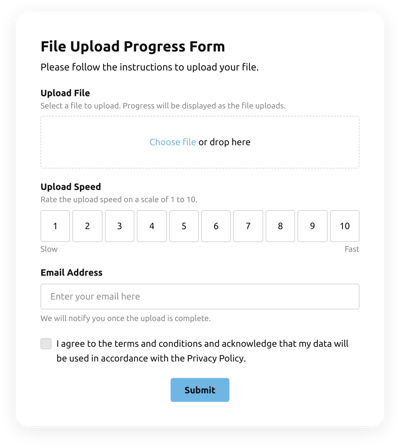File Upload Form Templates - Create Online Upload Forms for Website