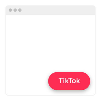 Follow on TikTok Button