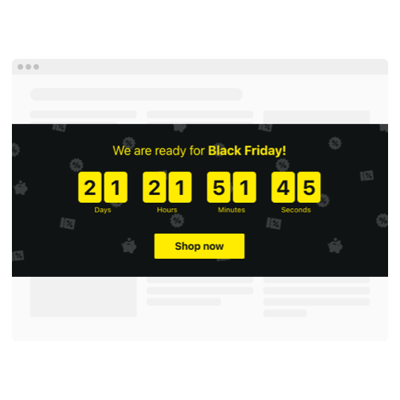 Black Friday Countdown Timer