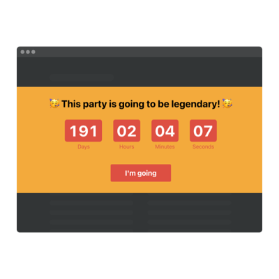 Party Countdown Timer