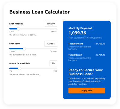 Business Loan Calculator