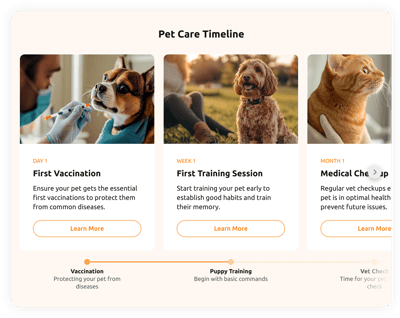 Pet Care Timeline