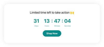 HTML Small Countdown Timer template
