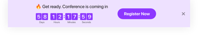 HTML Conference Countdown Timer template