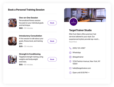 Fitness Trainer Scheduler
