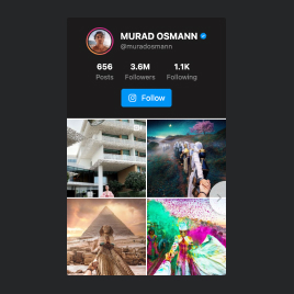 Dark Small Instagram
