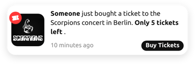 Ticket Purchase Notification