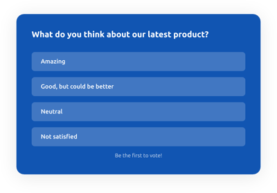 Blue Theme Poll