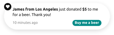 Beer Donation Notification