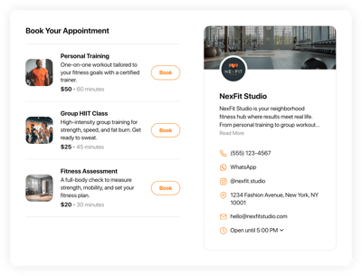Fitness Scheduling
