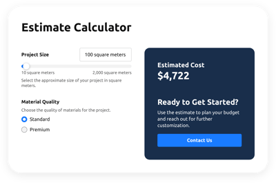 Estimate Calculator