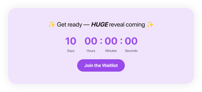 HTML Aesthetic Countdown Timer template