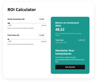 Return on Investment (ROI) Calculator