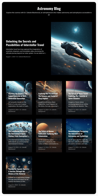Astronomy Blog