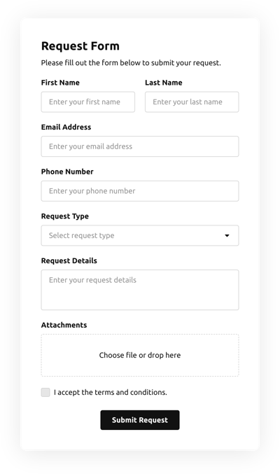 Request Form