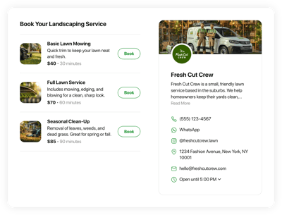 Lawn Care Scheduling