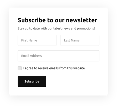 Subscribe Form