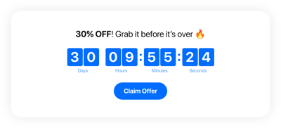 HTML Email Countdown Timer template