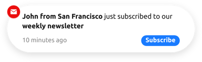 Newsletter Subscription Notification