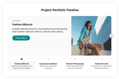 Project Portfolio Timeline