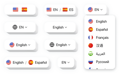 Website Translator Widget für jede Plattform
