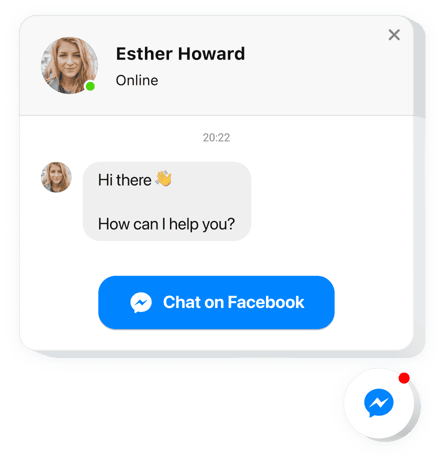 Facebook Chat Widget auf Ihrer Website