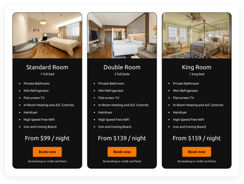 Make your offers clear and easy to compare for faster decisions