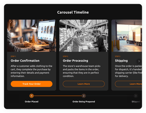 Highlight your brand’s Halloween story or seasonal milestones in style