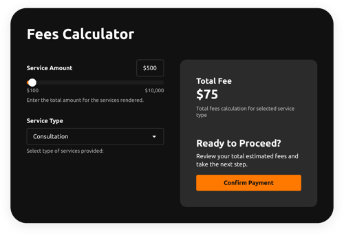 Let shoppers calculate discounts or savings right on your website