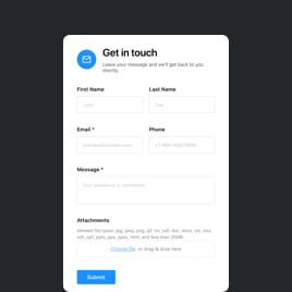 Make reaching out easy and prevent any lost opportunities
