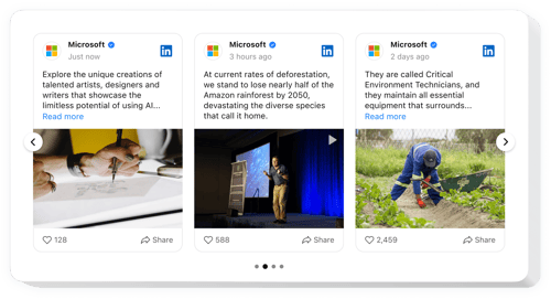 Display Professional Updates