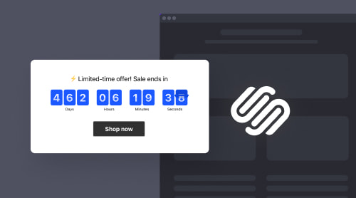 How to Create Countdown Timer for Squarespace Website