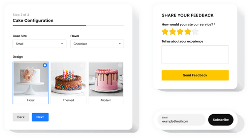 Customize Forms for Test Drives and Inquiries