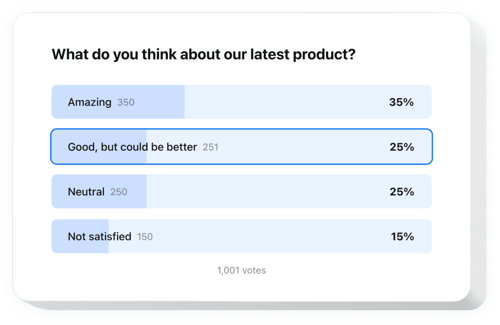 Engage Users with Car Polls