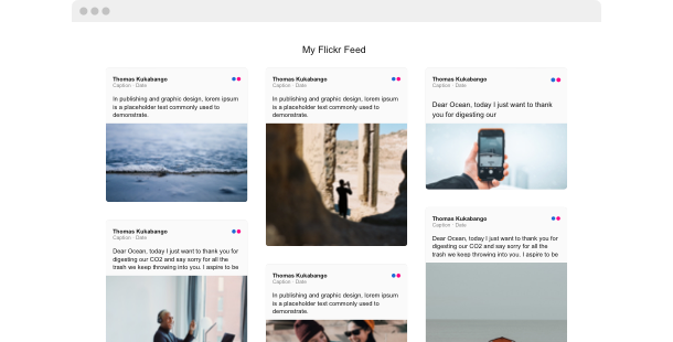 Flickr Feed plugin for WordPress