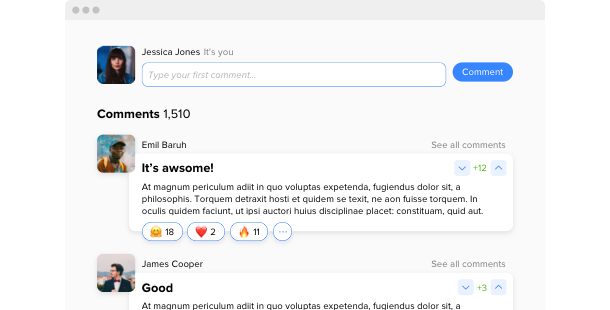 Comments plugin for Google Sites