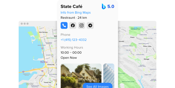 Bing Maps plugin for HTML