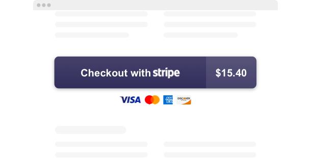 Stripe Button plugin for Joomla