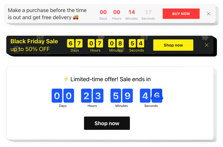 Wix Countdown Timer app