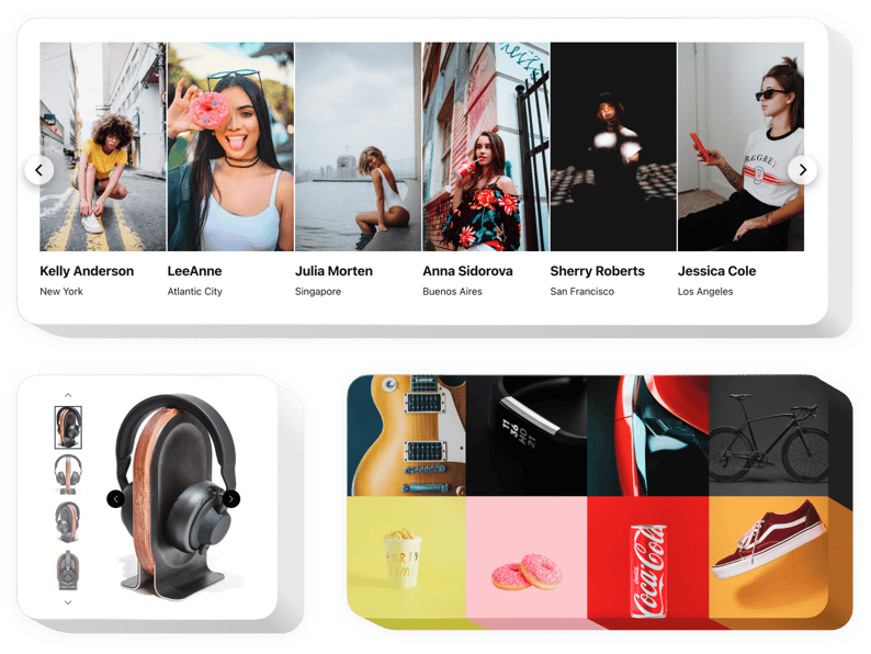 HTML Photo Gallery widget code