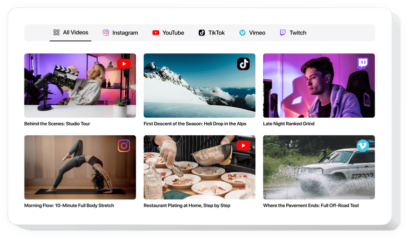 Video Gallery plugin for Squarespace