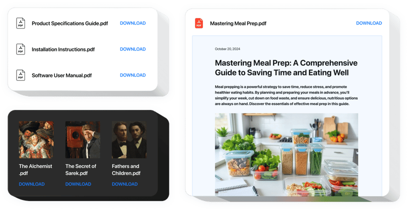 Widget de Visor de PDF ara el sitio web