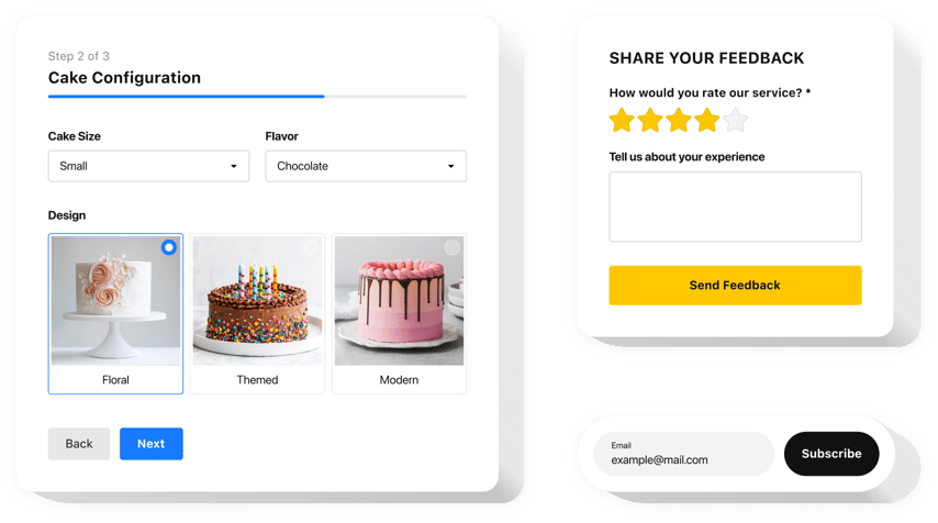 Creador de formularios en línea para PrestaShop