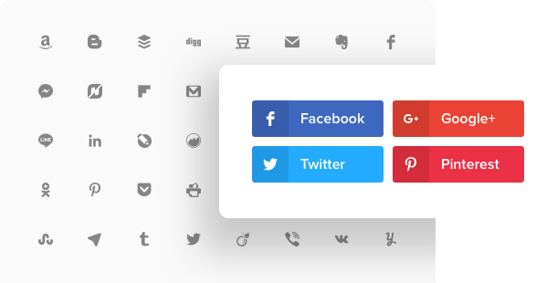 Die Besten Social Media Share Buttons Fur Die Website Kostenlos