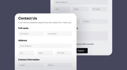 Online-Kontaktformular-Generator für Websites