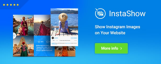 InstaShow - Instagram Feed jQuery Plugin