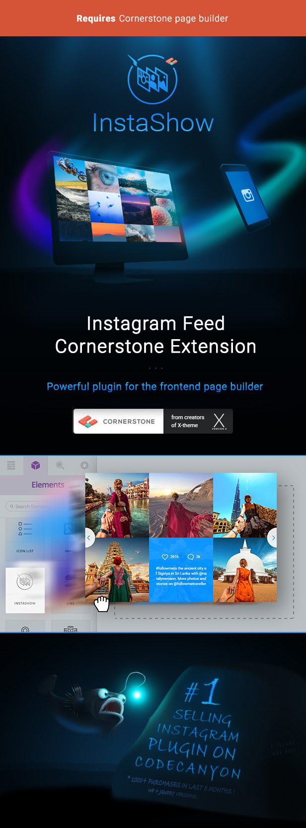 InstaShow - Instagram Feed Cornerstone Extension