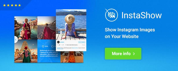 InstaShow - Instagram Feed for WordPress