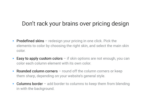 Pricing Table — WordPress Pricing Table Plugin - 5