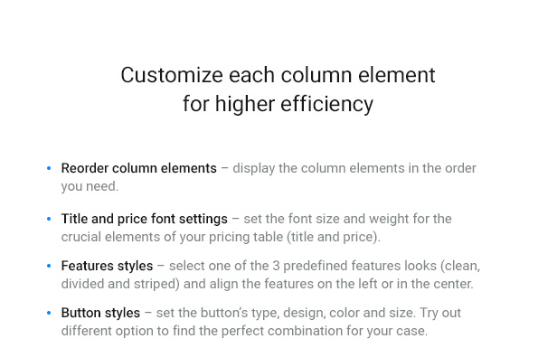 WordPress Pricing Table Plugin - 7